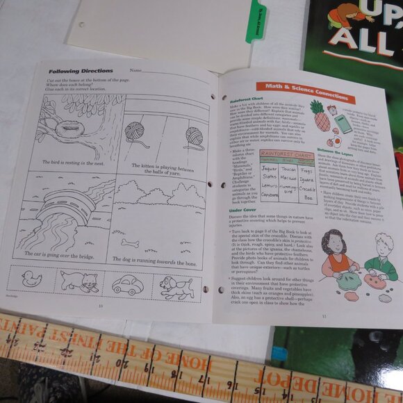 Up, Down, All Around BIG BOOK (almost 2 feet tall) with teacher pages CLASSROOM - Picture 12 of 14